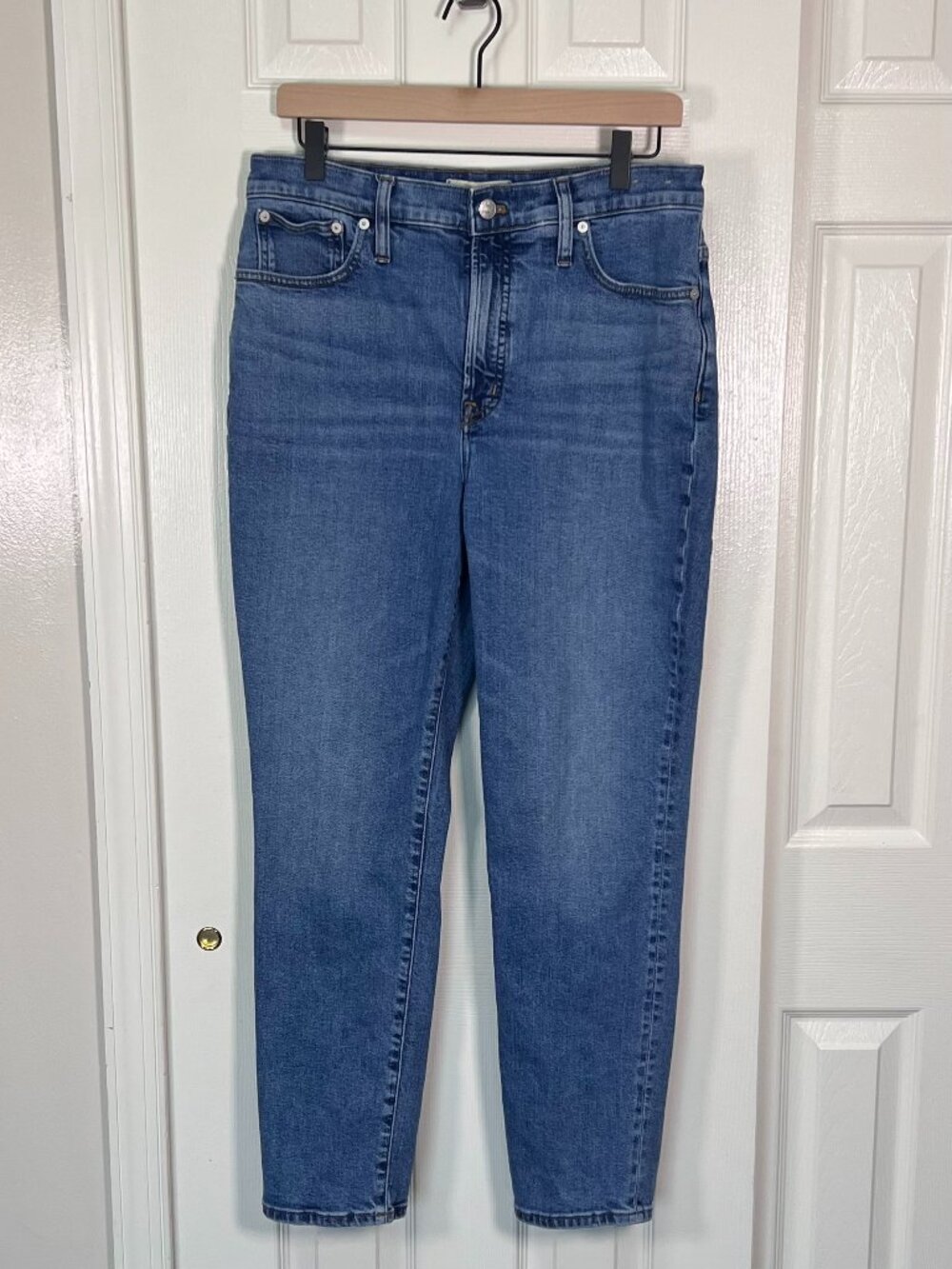 Madewell The Perfect Vintage Straight Leg Jean Med Wash Size 30